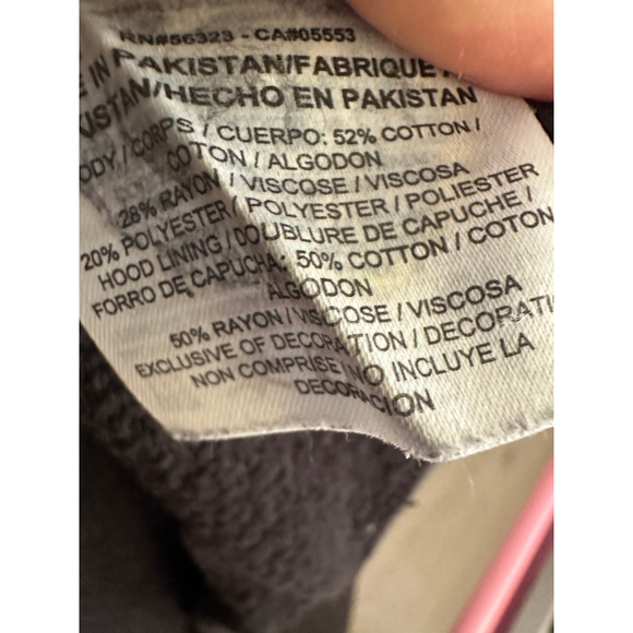 Nike Black Pullover Hoodie Men's Large Cotton Blend - Picture 3 of 3